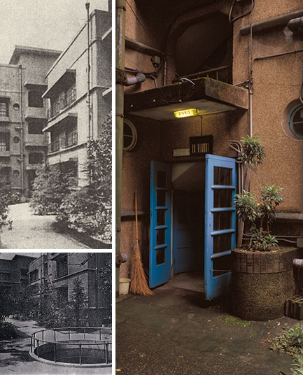 左：『建築世界』1931　右：撮影/兼平雄樹